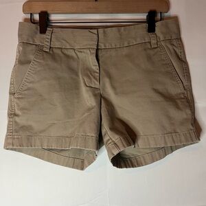 J. Crew Women's Tan Chino Shorts